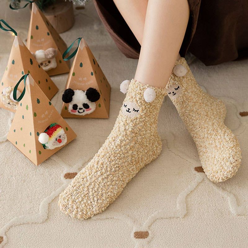 Snow Ball Globe Socks