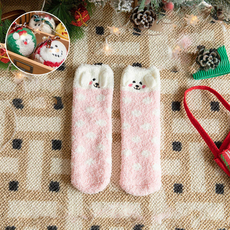 Snow Ball Globe Socks