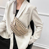 Checkered Crossbody Chest Bag