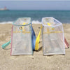 Large Clear Jelly Beach Tote,Waterproof Travel Bag