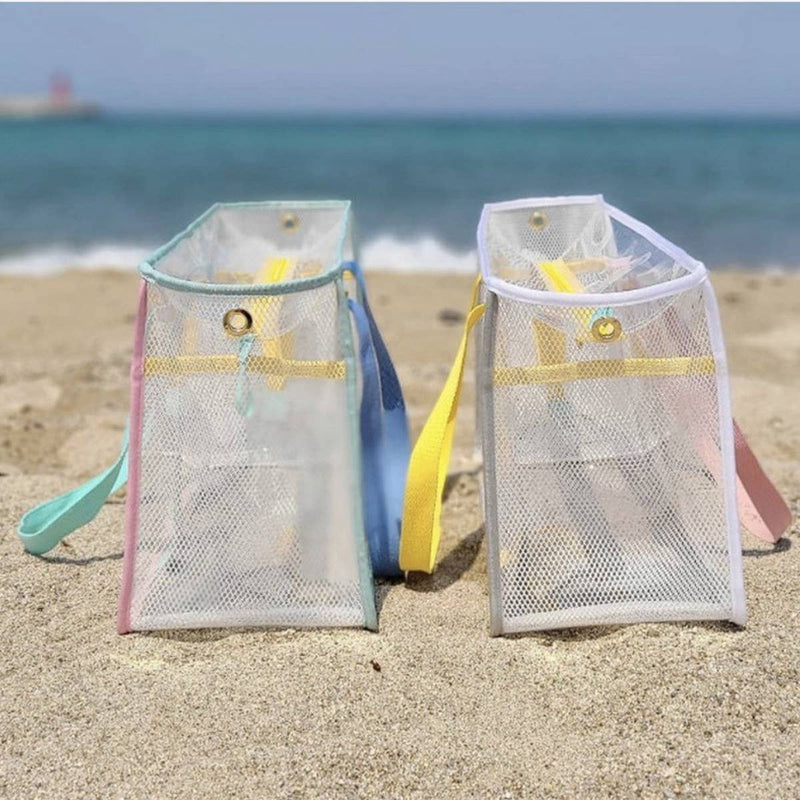 Large Clear Jelly Beach Tote,Waterproof Travel Bag