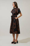 Somerton Floral Aurelia Babydoll Midi Dress