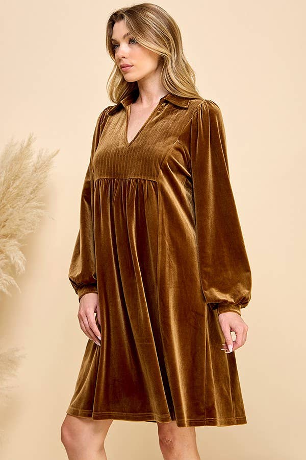 Feelin' Festive Velvet Dress