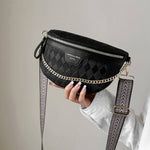 Checkered Crossbody Chest Bag
