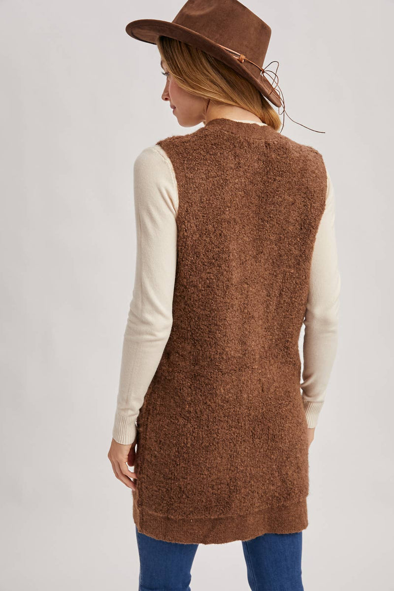 Teddy Bear Long-Lined Vest