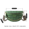 Checkered Crossbody Chest Bag