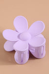 Matte Floral Hair Claw Clip