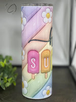 PREORDER: Hello Summer Popsicle Skinny Tumbler