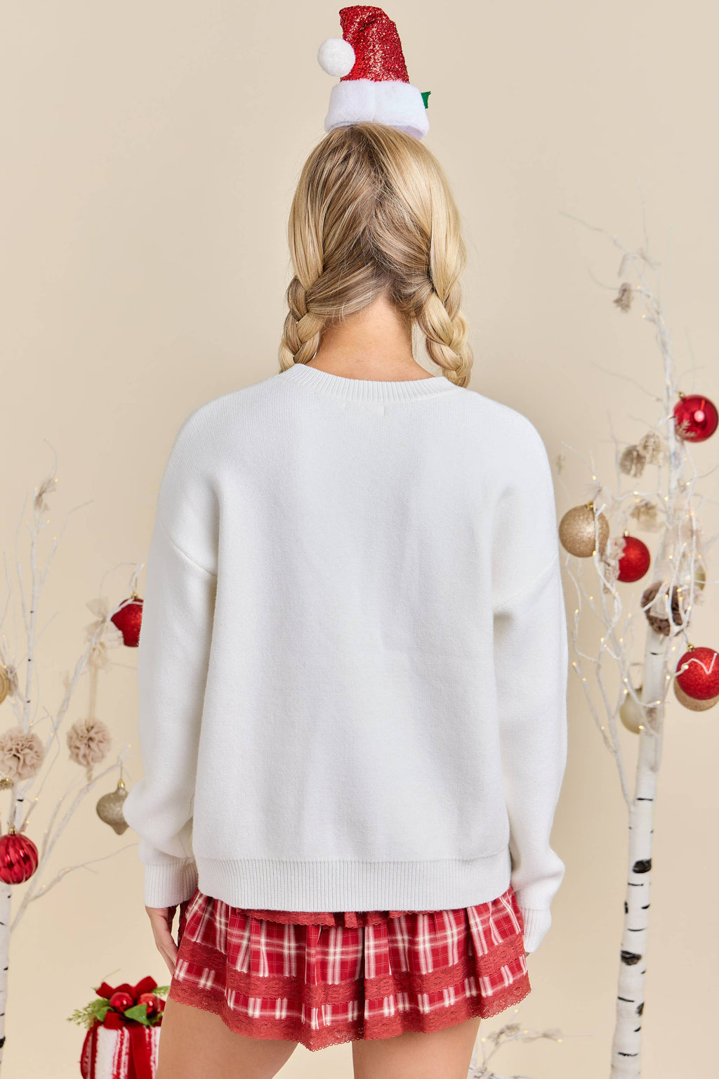 FALA LALA Christmas Knit Sweater – Festive Holiday Pullover