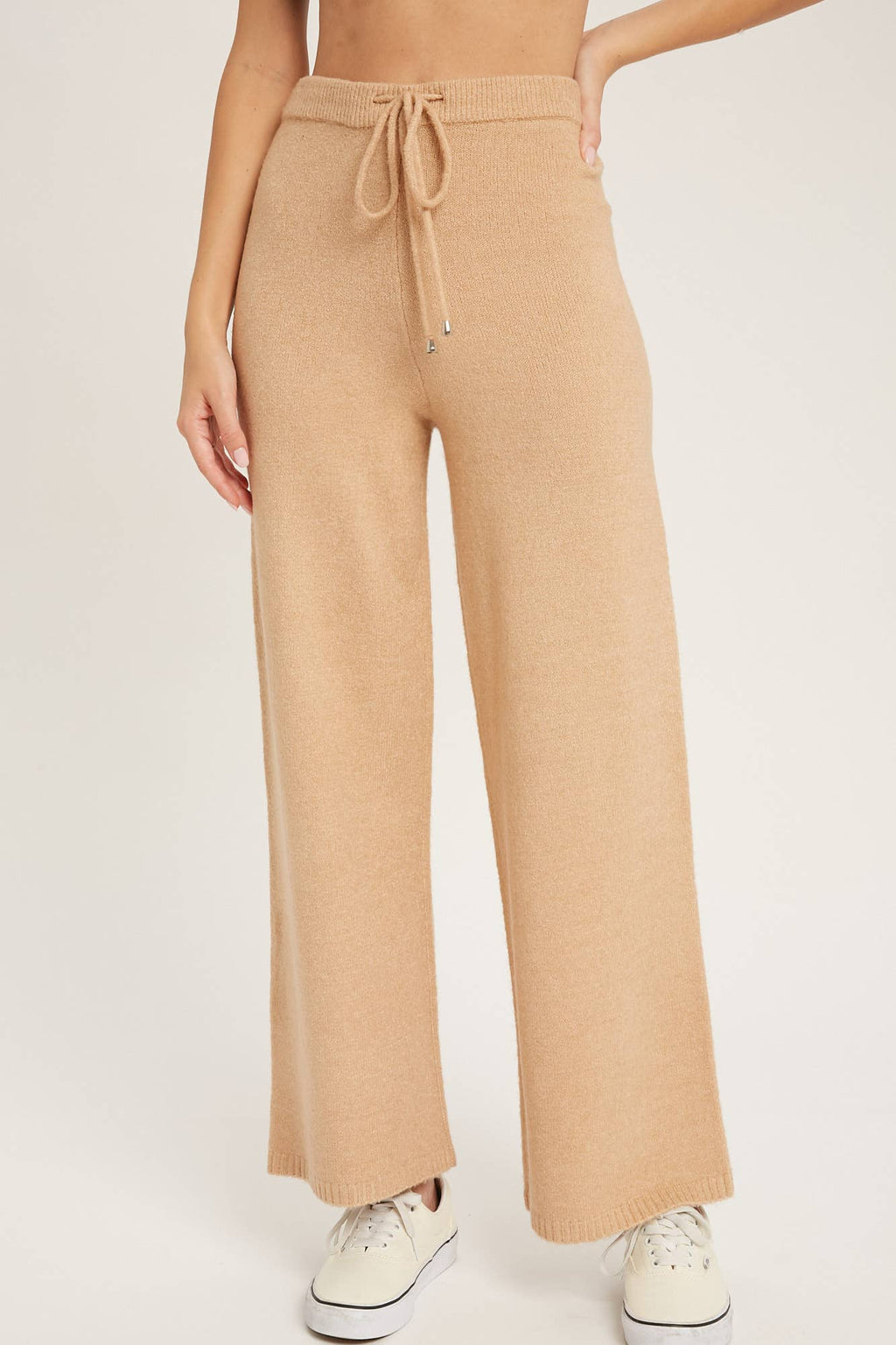 DRAWSTRING SWEATER PANTS