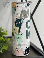 PREORDER: Cat Mom Skinny Tumbler