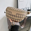 Checkered Crossbody Chest Bag