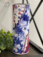 PREORDER: Patriotic Geode Skinny Tumbler