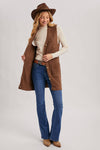 Teddy Bear Long-Lined Vest
