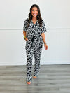 PREORDER: Button Front Pajama Set in Five Prints