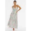 Open Back Floral Print Maxi Dress