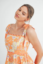 Tiered Scallop Dress