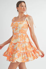 Tiered Scallop Dress
