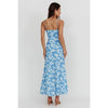 Square Neck Floral Maxi Dress