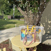 Large Clear Jelly Beach Tote,Waterproof Travel Bag