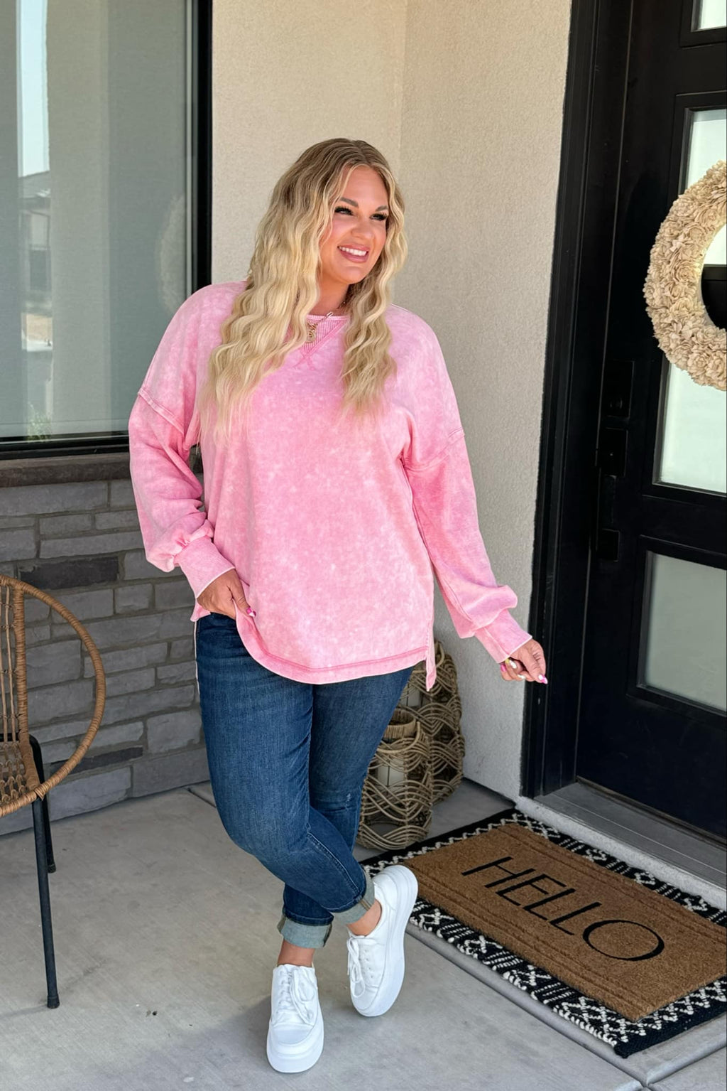 PREORDER: Luna Mineral Wash Sweatshirt in Two Colors