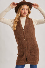 Teddy Bear Long-Lined Vest