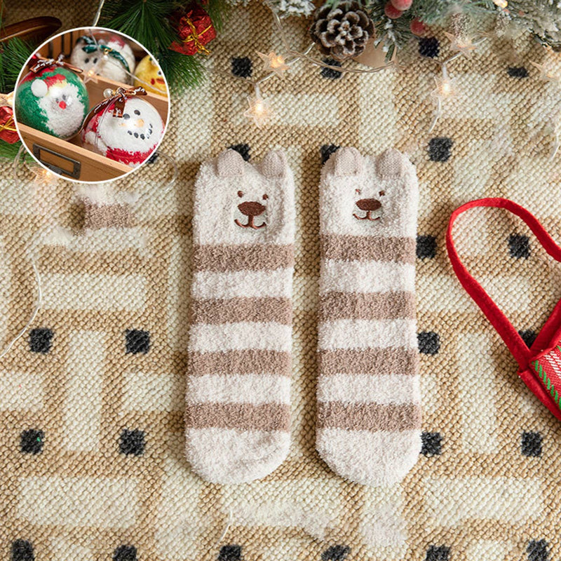 Snow Ball Globe Socks