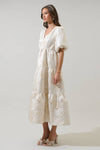 Lola Jacquard Eulalia Tiered Maxi Dress