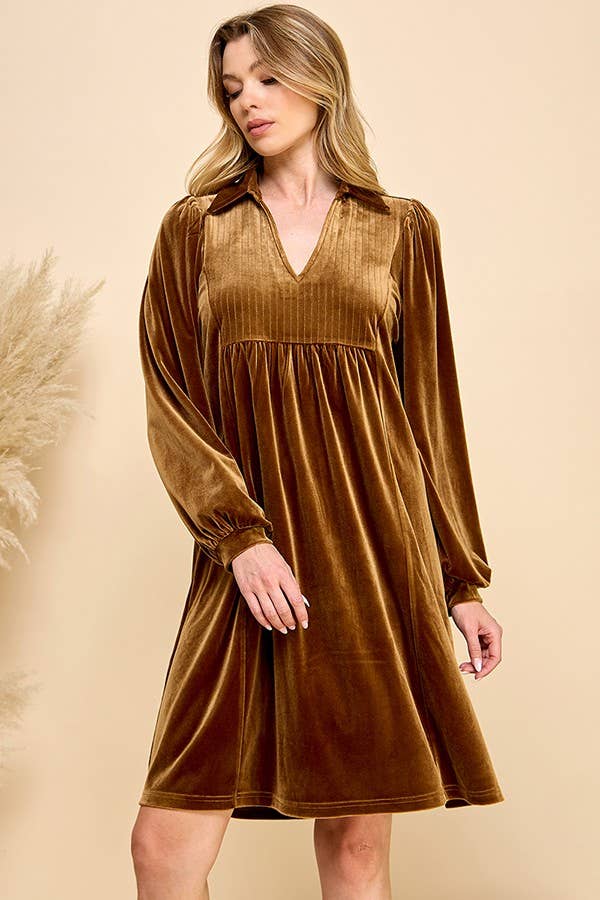 Feelin' Festive Velvet Dress