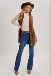 Teddy Bear Long-Lined Vest