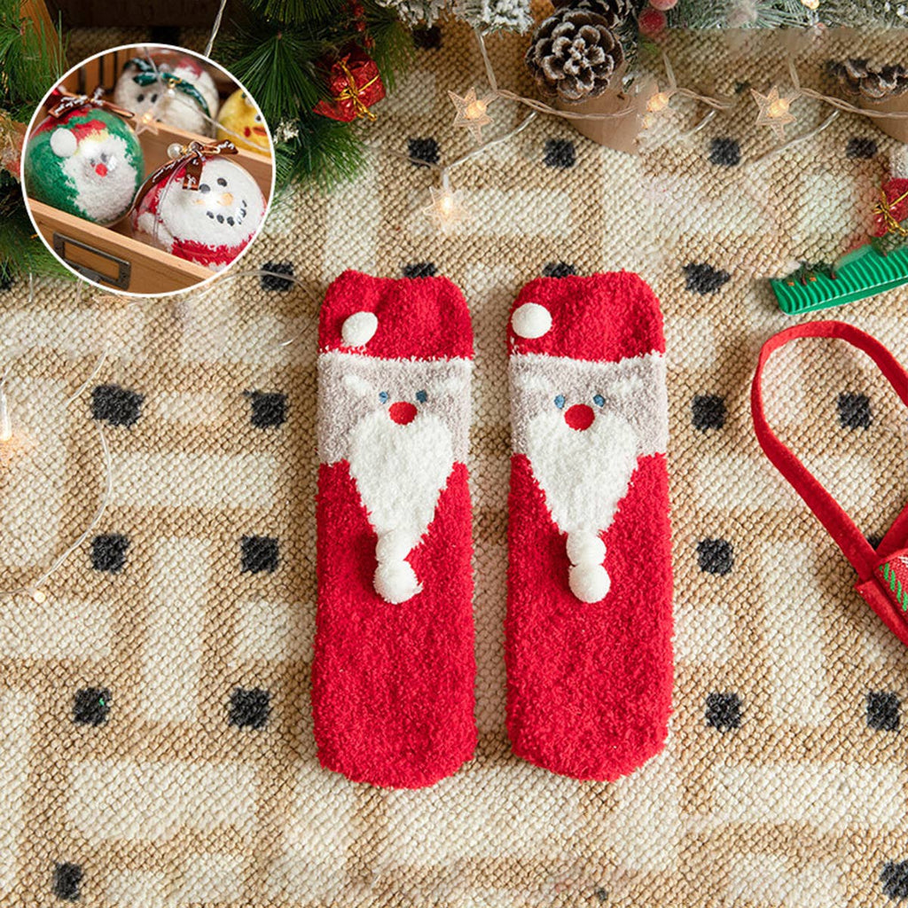 Snow Ball Globe Socks